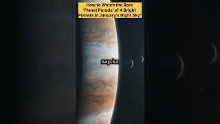 How to Watch the Rare Planet Parade of 4 Bright Planets in January's Night Sky 🌙 #facts #SpaceLovers