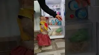 Open refrigerator 💜❤️