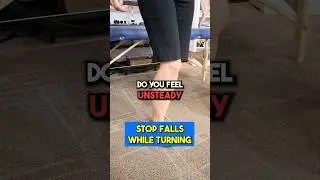 Stop Falls While Turning #balance #fallprevention #bobandbrad #physicaltherapy #seniorfitness