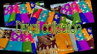 Diwali special saree 2019💕//Diwali collection sarees💥//new model sarees 2019//Venu Teja channel💣