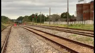 Movimiento en el patio de la estaci&oacute;n de Jaruco.