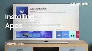 Установите приложения из Smart Hub на свой телевизор | Samsung US