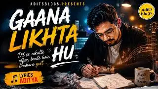 Gaana Likhta Hoon |  Official Audio | Aditya | aditsblogs