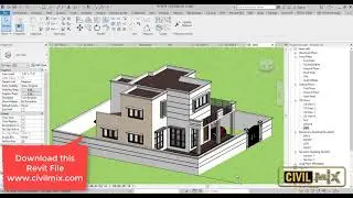 Download Revit files and CAD files of Civilmix House Designs