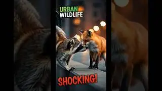The Genius Behind Urban Animal Survival 🦝 #wildlife #nature #incredible