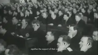 Joseph Stalin's Final Speech in 1952 (Cold War Footage)