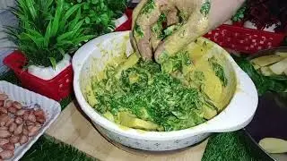 Aloo palak pakodi | winter special Breakfast recipe #viral #2026 