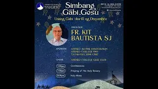 UNANG GABI NG SIMBANG GABI • DECEMBER 15 🎄