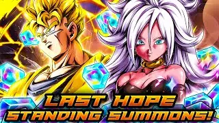 MY BEST SUMMONS YET! CHASING LF FUTURE GOHAN AND ANDROID 21! | Dragon Ball Legends