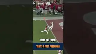 FRESHMAN PHENOM! Cam Coleman&rsquo;s 29-Yard Touchdown Catch! 🚀