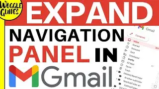 How to stop Gmail left hand panel collapsing and lock it in place permanently