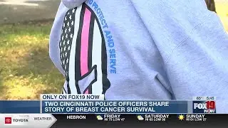 Two Cincinnati Police officers share story of breast cancer survival