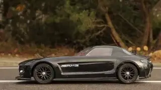 RC Tamiya TT-01 Brushless Mercedes SLS AMG 2S Lipo