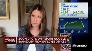 Zoom shares drop after Google banned app from employee devices: Report