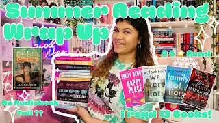 2025 SUMMER READING WRAP UP ☀️| 13 BOOKS | BOOK REVIEWS (Thrillers, Fantasy, Romance, Manga & more)