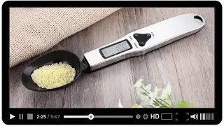 Tutorial Cuchara Con Balanza Digital