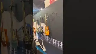 Check Out The Wall of Guitars 🎸 with me!  NAMM 2024