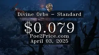 Divine Orbs Price $0.079 on April 03, 2025 in Path of Exile 2