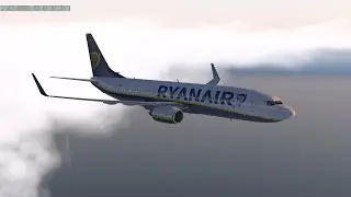 Heavy Gust Wind 738X Zibo #xplane11