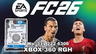 FC 26 para Xbox 360 con Rgh disco duro Interno + fichajes 2026 + KITS 2026 
