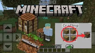 cara membuat crafting table di Minecraft 