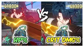 Blade Version 1.6 - Crit DMG Bonus vs HP% Body Piece Damage Comparison Honkai Star Rail Blade Guide