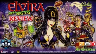 Elvira and the Party Monsters Pinball Review on the Atgames 4KP.