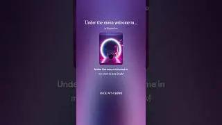 Under the moon