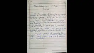 #The Constitution of India#Preamble #atharva_classes
