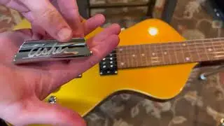 Electro Hawaiian CS-3 Lap Steel Slide Bar - Chrome Plated Brass for wonderful smooth, vintage tone!
