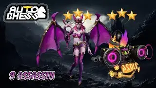 9 ASSASSIN FEAT PHANTOM QUEEN B3 !! S33 - AUTO CHESS Indonesia