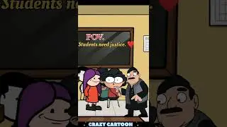 Student's  Ko Insaf Chahiye #shortvideo #shorts #animatedcartoon