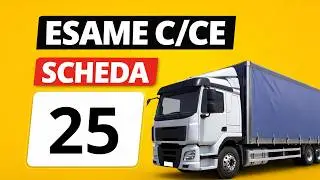 Quiz patente C - CE Simulazione esame, scheda N. 25