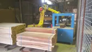 Robotic timber handling cell