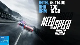Need For Speed Rivals tested on low end pc | Intel i5 11400 uhd 730 Graphics 16GB Ram