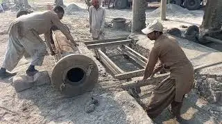 [ Process of Making Precast Concrete pipes ] [ concrete pipes mass production in Factory ]