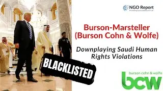 #BursonMarsteller: Downplaying Saudi Human Rights Violations #SaudiArabia #usa&nbsp;#lobby&nbsp;#ngo
