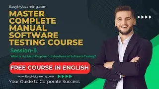 #5|What is the Main Purpose or Intentions of Software Testing?#ManualTestingCourse #englishlanguage