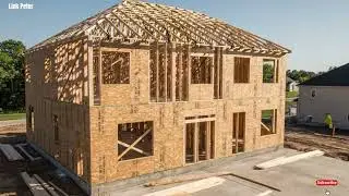 Amazing Fast-Motion Wood Frame House Construction