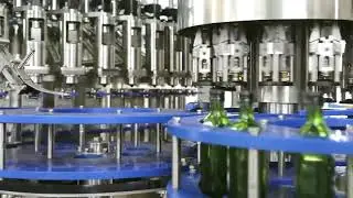 Линия розлива оливкового масла в бутылки объемом 1 л производительностью 15000 бутылок в час
