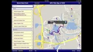 GPS Transportation Wizard HD for Walt Disney World Video Demo
