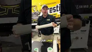 What Trenchless Pipe Liner Looks Like Before It's Installed | Trenchless Sewer Repair Explained