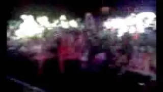 Backstage at Steve Aoki