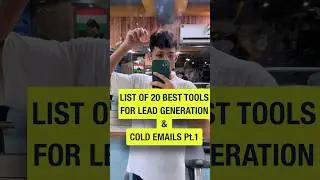 20 tools you need to get leads and clients. #leadgeneration #getclients #freelancing