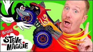 Monster Truck de Brinquedo | Anivers&aacute;rio e Mais para Crian&ccedil;as com Steve and Maggie Brasil