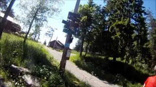 Sykkeltur i Nordmarka. 19 juni 2012.