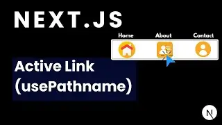 Next.js Active Links | Next.js usePathname Hook | Next js usePathname Hook Tutorials