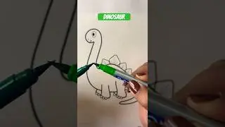 Dinosaur#art#youtubeshorts#kidstv#shorts#diy#kidsart#kidsvideo#kids#youtube#reels
