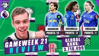 My FPL Team: Gameweek 21 Review 📈