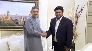 Meet P M Anwar Al Haq Kakad In islamabad